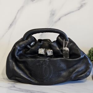 Iconic Brand - Black Hobo Handbag